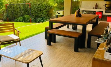 VENTA CASA MEDITERRANEA EN PIEDRA ROJA, 2 PISOS 4D + 3B + PISCINA + TERRAZA + QUINCHO , COLEGIOS ALEMAN, PEDREGALES, SAN ANSELMO