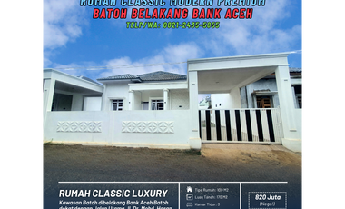 Dijual Rumah Classic di Batoh Belakang Bank Aceh - Hunian Super Luas dan Nyaman!