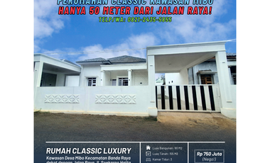 Dijual Rumah Classic di Mibo - Hanya 50 Meter ke Jalan Raya Jl. Soekarno Hatta!