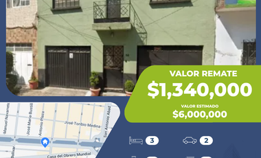 ¡ Gran oportunidad, Remate Bancario en Álamos! Invierte o vive en María Hernández Zarco 68, por abajo de su valor comercial