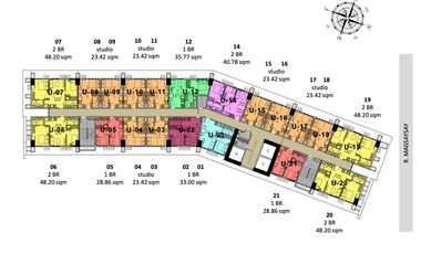KEN - 2 BedRoom Condo Unit in Covent Garden Sta.Mesa,Manila near in PUP,SM,Cubao,LRT