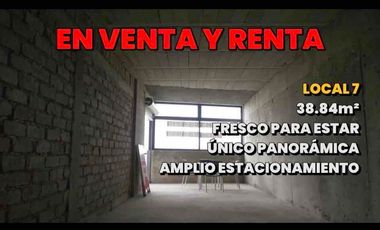 Venta de Local Comercial #7 en PLAZA LA CÚSPIDE, dentro Fracc. Las Terrazas, nuevos ( con opción a renta )
