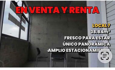 Venta de Local Comercial #7 en PLAZA LA CÚSPIDE, dentro Fracc. Las Terrazas, nuevos ( con opción a renta )