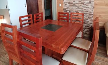 arriendo casa con tinaja y piscina 10 personas