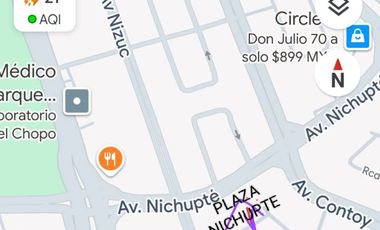SE RENTA OFICINAS EN PLAZA NICHUPTE 70 M² P.A.