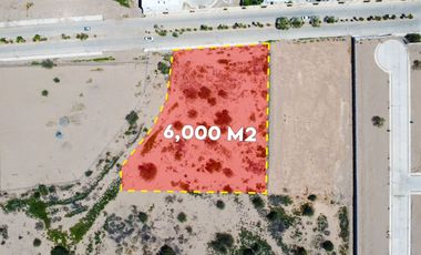 TERRENO EN VENTA 6,000 M2 MUY CERCA DE HOLIDAY INN COLOSIO