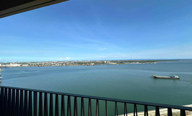 FOR RENT - MODERN 2BR WITH FRONT SEAVIEW BALCONY AND PARKING IN MANDANI BAY, CEBU. FURNISHED.