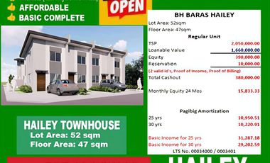 Affordable house and lot for sale in BARAS RIZAL