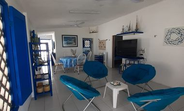 RENTA casa AMUEBLADA y EQUIPADA frente a PLAYA en CHUBURNA, Yucatan, Mexico