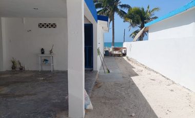 RENTA casa AMUEBLADA y EQUIPADA frente a PLAYA en CHUBURNA, Yucatan, Mexico