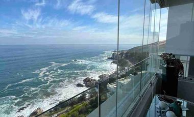 Oportunidad  gran Depto. rebajado en venta 2D 2B, con primera  vista al mar en Concón