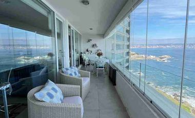 Oportunidad  gran Depto. rebajado en venta 2D 2B, con primera  vista al mar en Concón