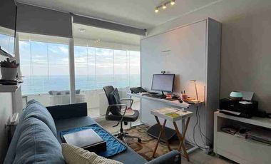Oportunidad  gran Depto. rebajado en venta 2D 2B, con primera  vista al mar en Concón