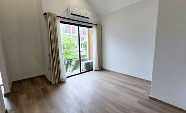 Brand New! Corner Unit at Project Entrance – Nordic Style Townhome, Never Lived In! Townhome for Sale at *Assawin Village In-Chan*, Samut Songkhram