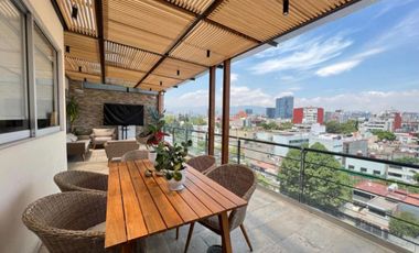 Pent House en RENTA Col. Acacias, Adolfo Prieto 1743
