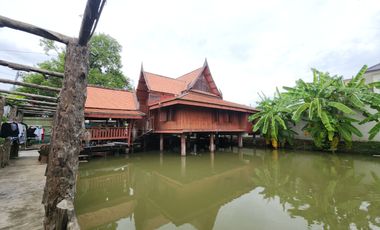 Authentic Thai Teak House with Private Pond   A Hidden Oasis in Bang Kruai, Nonthaburi (Thanakorn Village 2)