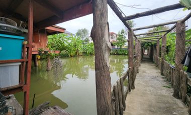 Authentic Thai Teak House with Private Pond   A Hidden Oasis in Bang Kruai, Nonthaburi (Thanakorn Village 2)