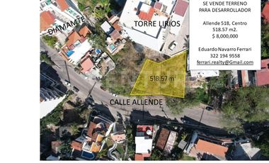Terreno en venta en Centro, Puerto Vallarta