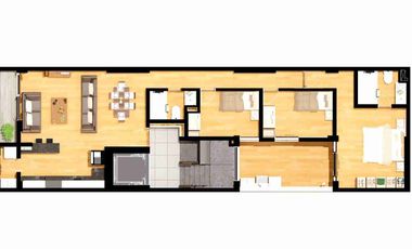 Departamento 106m² con Ascensor