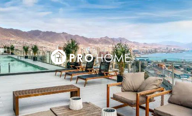 Departamentos en Antofagasta | ¡VIDA URBANA DE LUJO! VENTA DEPTO. PUERTO NUEVO | ROOFTOP CON PISCINA
