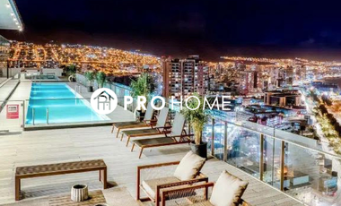 Departamentos en Antofagasta | ¡VIDA URBANA DE LUJO! VENTA DEPTO. PUERTO NUEVO | ROOFTOP CON PISCINA