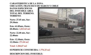 VENDO EDIFICIO COMERCIAL 1.014 M2