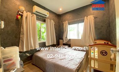 1.5-storey detached house, 51.5 sq.w., V-Alive Village, Lam Luk Ka, Khlong 8, near Udom Suksa Pattanakarn Demonstration School, Lam Luk Ka Road, Rangs