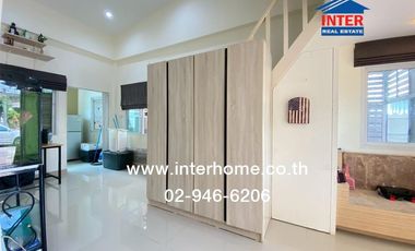 1.5-storey detached house, 51.5 sq.w., V-Alive Village, Lam Luk Ka, Khlong 8, near Udom Suksa Pattanakarn Demonstration School, Lam Luk Ka Road, Rangs