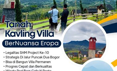 TANAH SHM MURAH DEKAT JAKARTA DIJALUR WISATA BOGOR