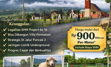 TANAH SHM MURAH DEKAT JAKARTA DIJALUR WISATA BOGOR