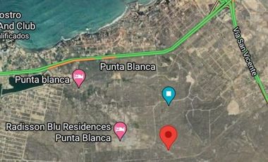 Vendo terreno 250 m2 (Punta Balnca - Santa Elena)