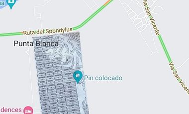 Vendo terreno 250 m2 (Punta Balnca - Santa Elena)