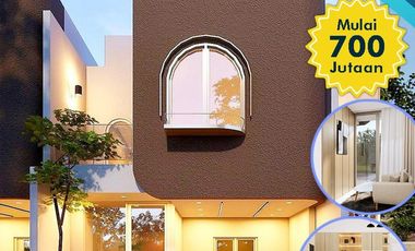 Rumah EXCLUSIVE desain Cantik di Lubang Buaya Cipayung Jakarta Timur dekat Jalan Raya Pondok Gede