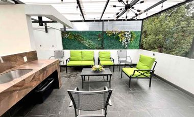 Hermosa Casa en Renta amueblada con roof privado!!