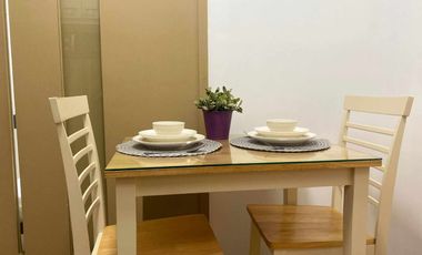 Fully Furnished 1 Bedroom condo with balcony and free access to swimming pool, gym, minipark & playground