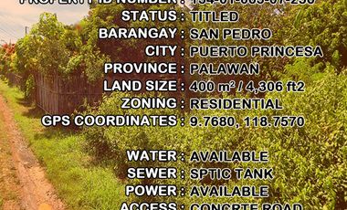 400 m2 / 4,305 ft | Vacant Estate Near All Conveniences