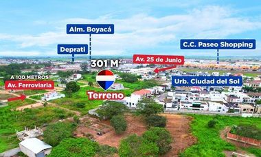 TERRENO EN VENTA EN LA CDLA EL CICO DE MACHALA