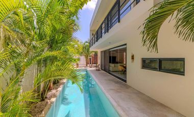 Casa independiente con gran alberca y jardín en La Veleta, Tulum