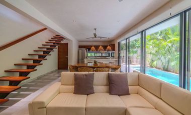 Casa independiente con gran alberca y jardín en La Veleta, Tulum