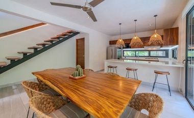 Casa independiente con gran alberca y jardín en La Veleta, Tulum