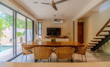 Casa independiente con gran alberca y jardín en La Veleta, Tulum