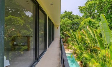 Casa independiente con gran alberca y jardín en La Veleta, Tulum