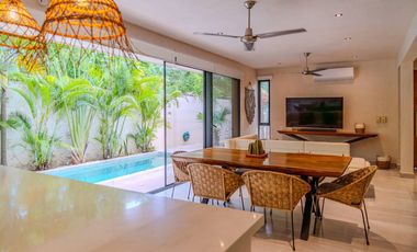 Casa independiente con gran alberca y jardín en La Veleta, Tulum
