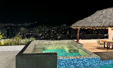 Acapulco Casa En Venta En Joyas De Brisamar Con Vista A La Bahía