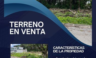EXCELENTE TERRENO EN VENTA