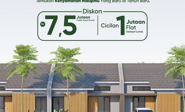 RUMAH SUBSIDI MADIUN CIILAN 1 JUTAAN PERBULAN FLAT