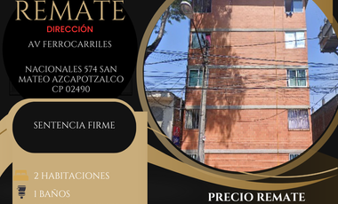 DEPARTAMENTO EN VENTA, AZCAPOTZALCO