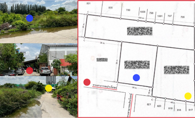 For Sale Prime Land with Convenient Access, Ideal for Distribution Center (DC) Location Sue Rao Khlong Nueng Road (Soi Kip Mu), 3-1-36 Rai