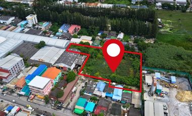 For Sale Prime Land with Convenient Access, Ideal for Distribution Center (DC) Location Sue Rao Khlong Nueng Road (Soi Kip Mu), 3-1-36 Rai