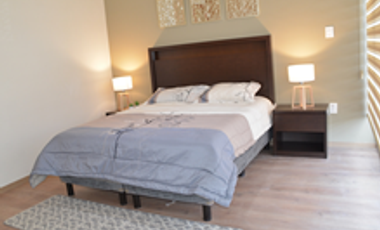 Renta amplia Casa Amueblada con excelentes acabados en Castilla La Nueva, Entrada Santa Barbara Pozos